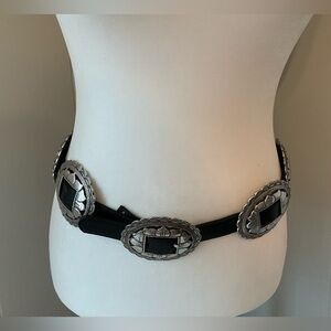Vintage Brighton 1993 Sunflower Concho Western Style Belt